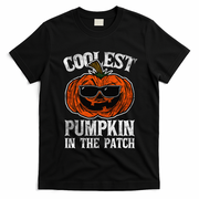 Coolest Pumpkin In The Patch Halloween Gift T-Shirt - Black