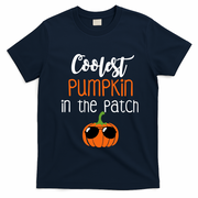 Coolest Pumpkin In The Patch Meaningful Gift T-Shirt - Navy Blue