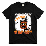 Coolest Pumpkin In The Patch Funny Halloween Dad Gift Cute Gift T-Shirt - Black