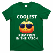 Coolest Pumpkin In The Patch Halloween Kids T-Shirt - Irish Green