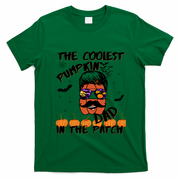 Coolest Pumpkin In The Patch Funny Halloween Dad Gift Cool Gift T-Shirt - Irish Green