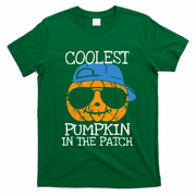 Coolest Pumpkin In The Patch Halloween Boy Girl Teens T-Shirt - Irish Green