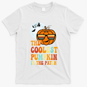 Coolest Pumpkin In The Patch Adorable Halloween T-Shirt - White
