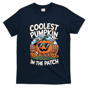 Coolest Pumpkin In The Patch Cute Gift T-Shirt - Navy Blue