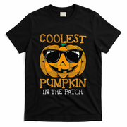 Coolest Pumpkin In The Patch Halloween T-Shirt - Black