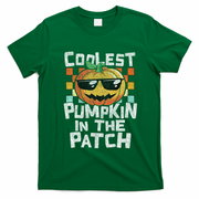 Coolest Pumpkin In The Patch Halloween Girls T-Shirt - Irish Green