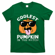 Coolest Pumpkin In The Patch Toddle Boy Halloween Kids T-Shirt - Irish Green