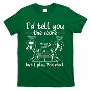 Confused Pickleball Player Funny Pickleball T-Shirt - Green