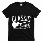 Classic Since 1985 And Still Rockin 40th Birthday T-Shirt - Black