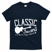 Classic Since 1985 And Still Rockin 40th Birthday T-Shirt - Navy