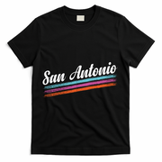 Classic San Antonio Throwback Retro Sports Fan T-Shirt - Black