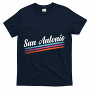 Classic San Antonio Throwback Retro Sports Fan T-Shirt - Navy