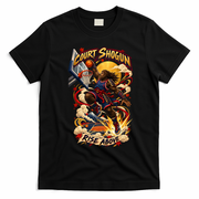 Court Shogun – Bigfoot Samurai Basketball Slam Dunk T-Shirt - Black