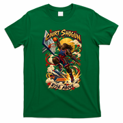Court Shogun – Bigfoot Samurai Basketball Slam Dunk T-Shirt - Irish Green