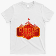 Circus Staff Clown Funny Halloween Costume Women T-Shirt - White