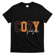 Cozy Season Fall Lover T-Shirt - Black