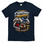 Chrome Thunder On Woodward Built To Cruise 2026 T-Shirt - Navy Blue