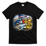 Cape Verde America Soccer Tournament 2026 T-Shirt - Black