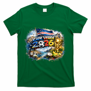 Cape Verde America Soccer Tournament 2026 T-Shirt - Green