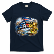 Cape Verde America Soccer Tournament 2026 T-Shirt - Navy