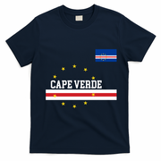 Cape Verde Flag National Pride T-Shirt - Navy Blue