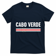 Cabo Verde Flag National Pride T-Shirt - Navy Blue