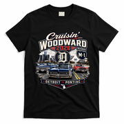 Cruisin' Woodward 2026 D Detroit To Pontiac T-Shirt - Black