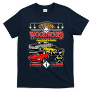 Cruisin’ Woodward Avenue Vintage Car 2026 T-Shirt - Navy Blue
