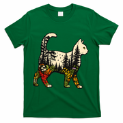 Cat Wilderness T-Shirt - Green