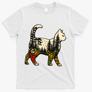 Cat Wilderness T-Shirt - White