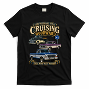 Cruising Woodward M1 Vintage Classic Trucks 2026 T-Shirt - Black