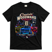 Cruisin’ Woodward Neon 2026 Detroit To Pontiac T-Shirt - Black