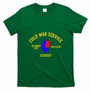 Cold War Service US Army Vet Germany 1974-1978 T-Shirt - Irish Green