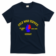 Cold War Service US Army Vet Germany 1974-1978 T-Shirt - Navy Blue