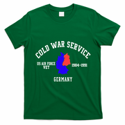 Cold War Service Air Force Veteran Germany 1984-1991 T-Shirt - Irish Green