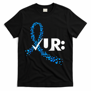 Check Your Colon Colorectal Cancer Awareness T-Shirt - Black