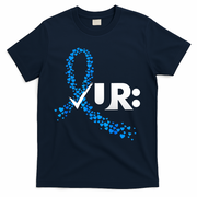 Check Your Colon Colorectal Cancer Awareness T-Shirt - Navy