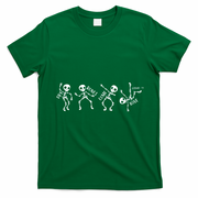 Dry Bones Come Alive Relaxed Funny Skeleton Dancing T-Shirt - Irish Green