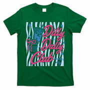 Dilly Dally Club Membership Retro T-Shirt - Irish Green