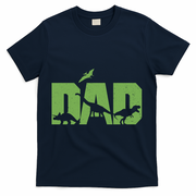 Dinosaur Dad Father's Day T-Shirt - Navy
