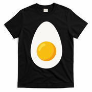 Deviled Egg Costume Funny Halloween Egg Costume T-Shirt - Black