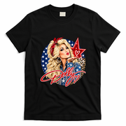 Dolly Forever In Our Hearts Memorial Tribute Country Music Front & Back T-Shirt - Black