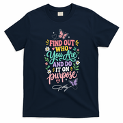 Dolly Find Out Who You Are And Do It On Purpose T-Shirt - Navy Blue
