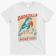 Dadazilla Father Of The Monsters T-Shirt - White