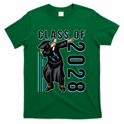 Dabbing Graduation Class Of 2028 T-Shirt - Green