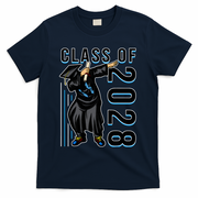 Dabbing Graduation Class Of 2028 T-Shirt - Navy