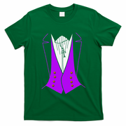 Dracula Halloween Tuxedo Costume Funny Party T-Shirt - Irish Green