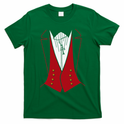 Dracula Halloween Tuxedo Vlad Tepes Costume T-Shirt - Irish Green