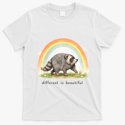 Different Is Beautiful Jimothy Viral Meme T-Shirt - White