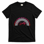 Dolly Live. Laugh. Love. Rainbow T-Shirt - Black